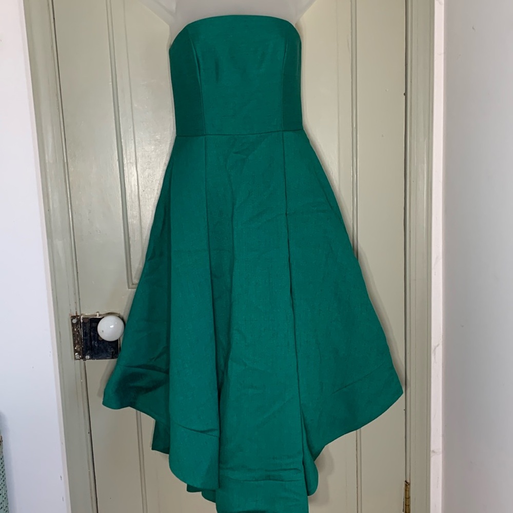 C/MEO COLLECTIVE Making Waves strapless dress